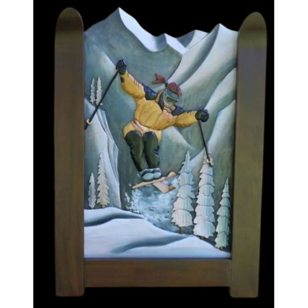Ski Girl Wall Art – 24" x 28"